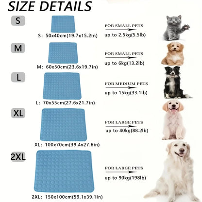 Pet Cooling Mat: Summer Cold Bed for Pets