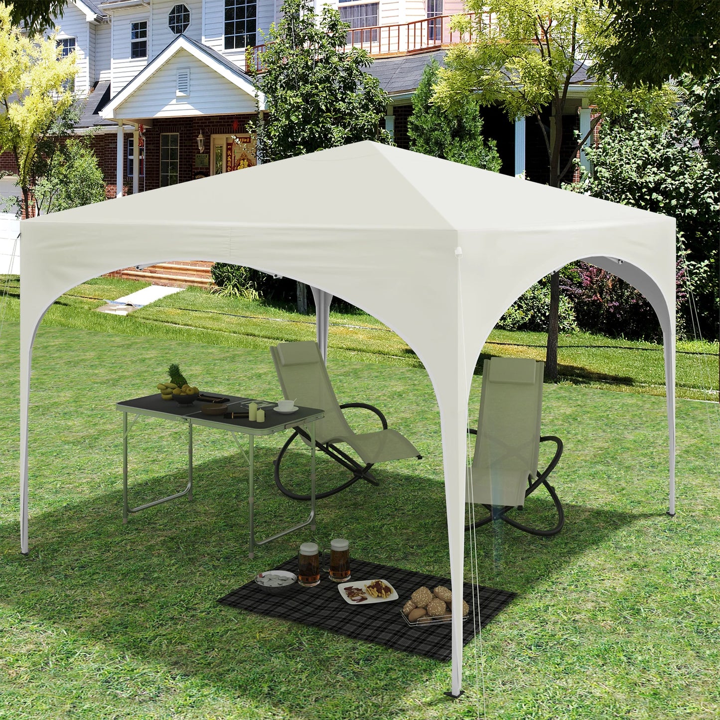 "Waterproof 3x3m Pop-Up Garden Canopy for Outdoor Events"