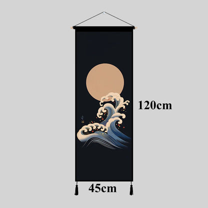 Japanese-Style Wall Hanging Tapestry