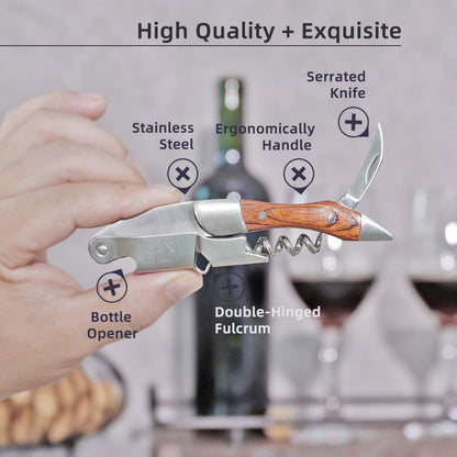 Professional Waiter's Friend Corkscrew with Bag for Wine Lovers