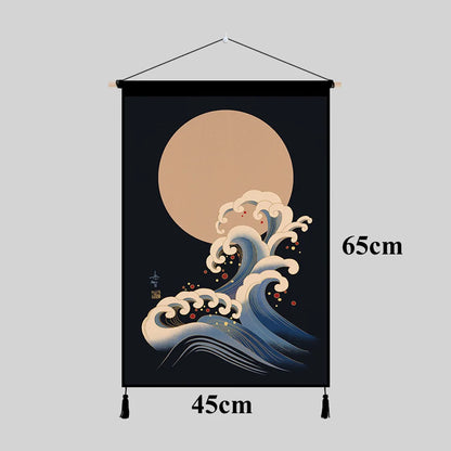 Japanese-Style Wall Hanging Tapestry