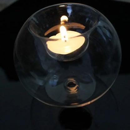 Crystal Ball Candle Holder