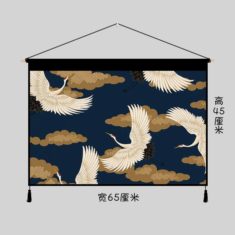 Japanese-Style Wall Hanging Tapestry