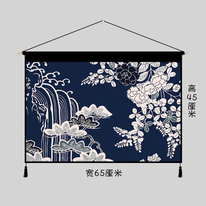 Japanese-Style Wall Hanging Tapestry