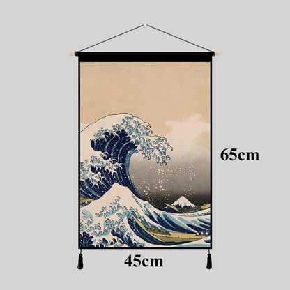 Japanese-Style Wall Hanging Tapestry