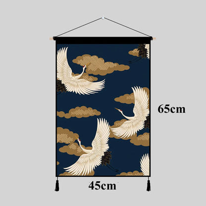 Japanese-Style Wall Hanging Tapestry