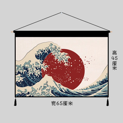 Japanese-Style Wall Hanging Tapestry