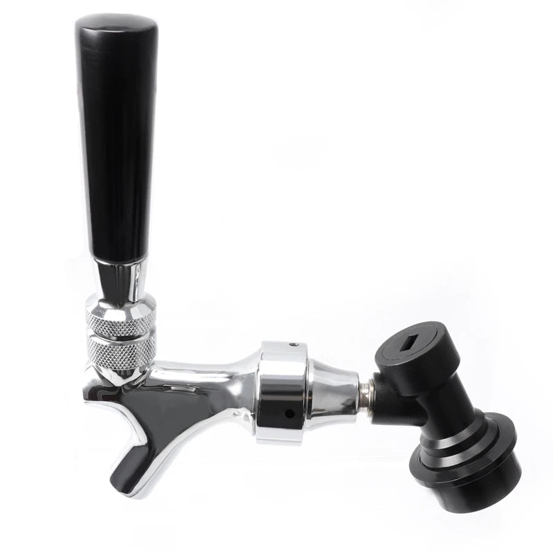 Beer Tap Faucet & Adjustable Faucet with Ball Lock for Kegs