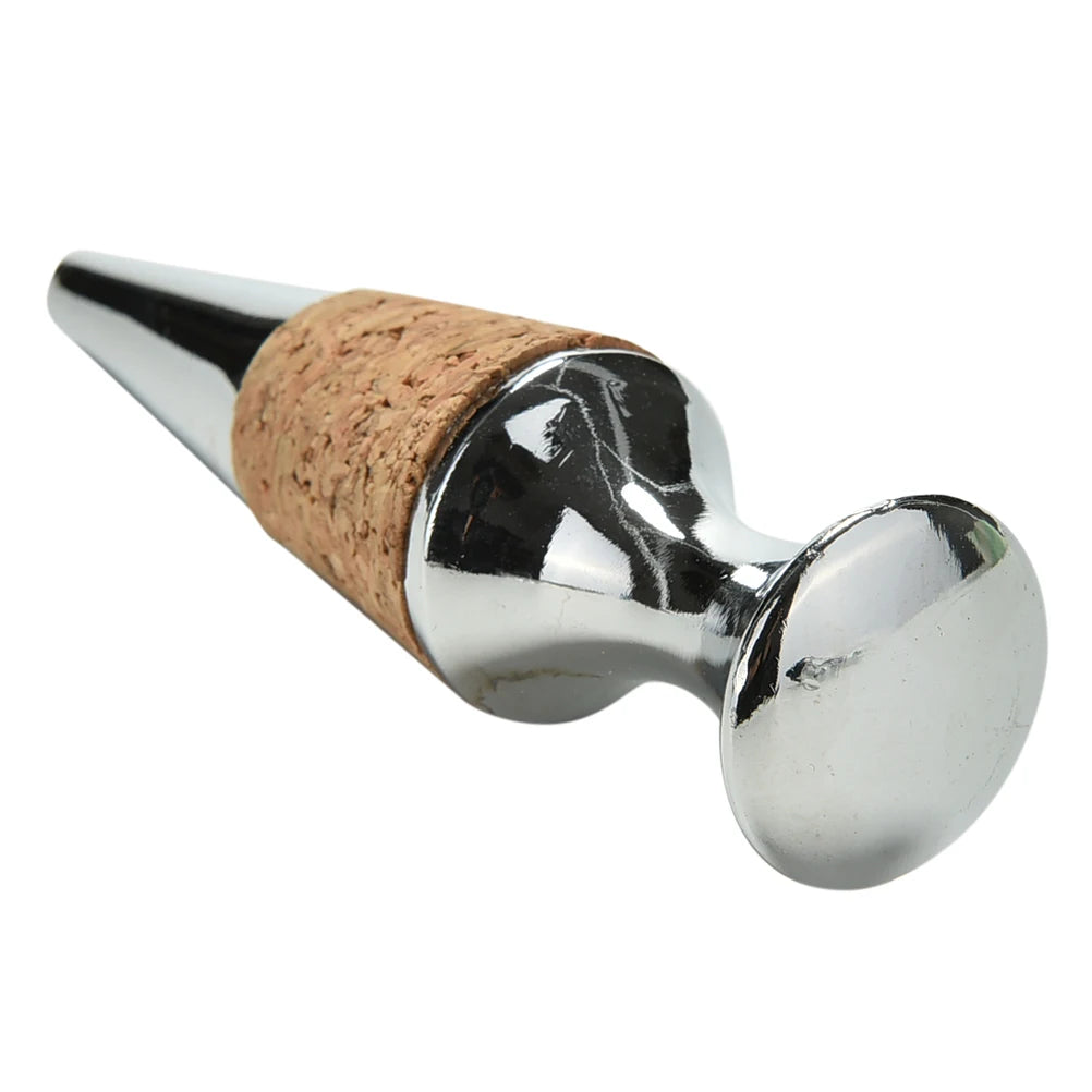 Zinc Alloy Glyptostrobus Wine Stopper – Securely Seal Your Wine Bottles with Style!