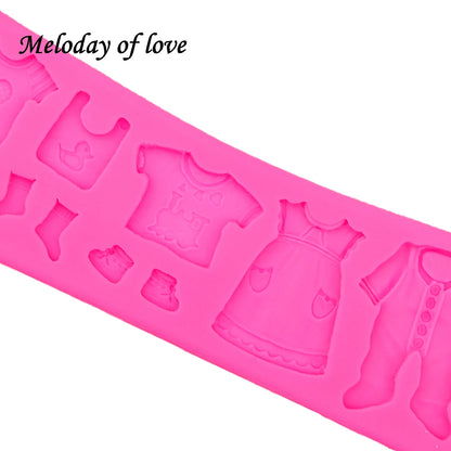 Silicone "Baby Clothes" Baking Mould