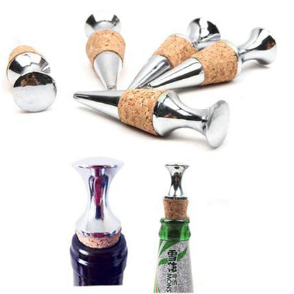 Zinc Alloy Glyptostrobus Wine Stopper – Securely Seal Your Wine Bottles with Style!