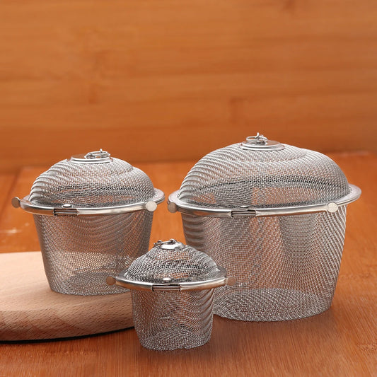 1PC Stainless Steel Spice Strainer Basket