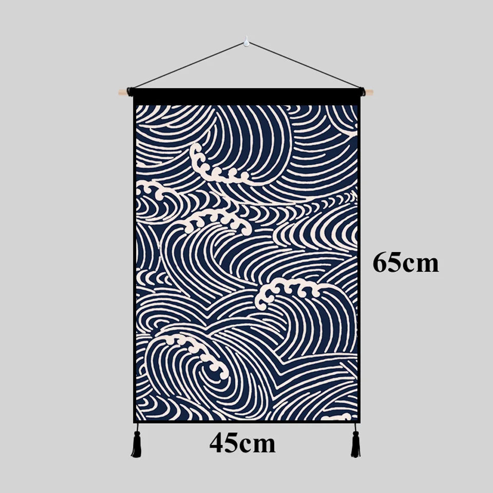 Japanese-Style Wall Hanging Tapestry