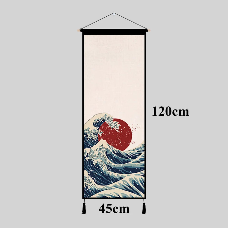 Japanese-Style Wall Hanging Tapestry