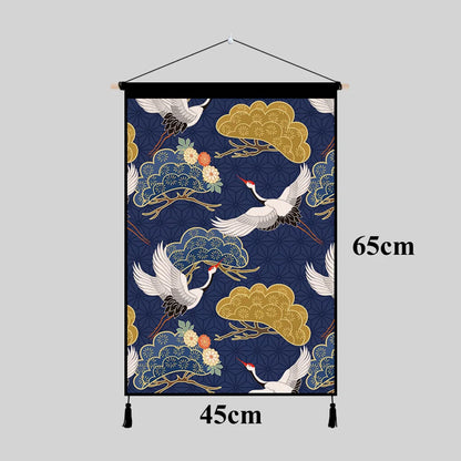 Japanese-Style Wall Hanging Tapestry