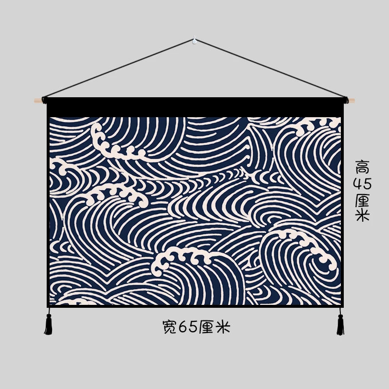 Japanese-Style Wall Hanging Tapestry