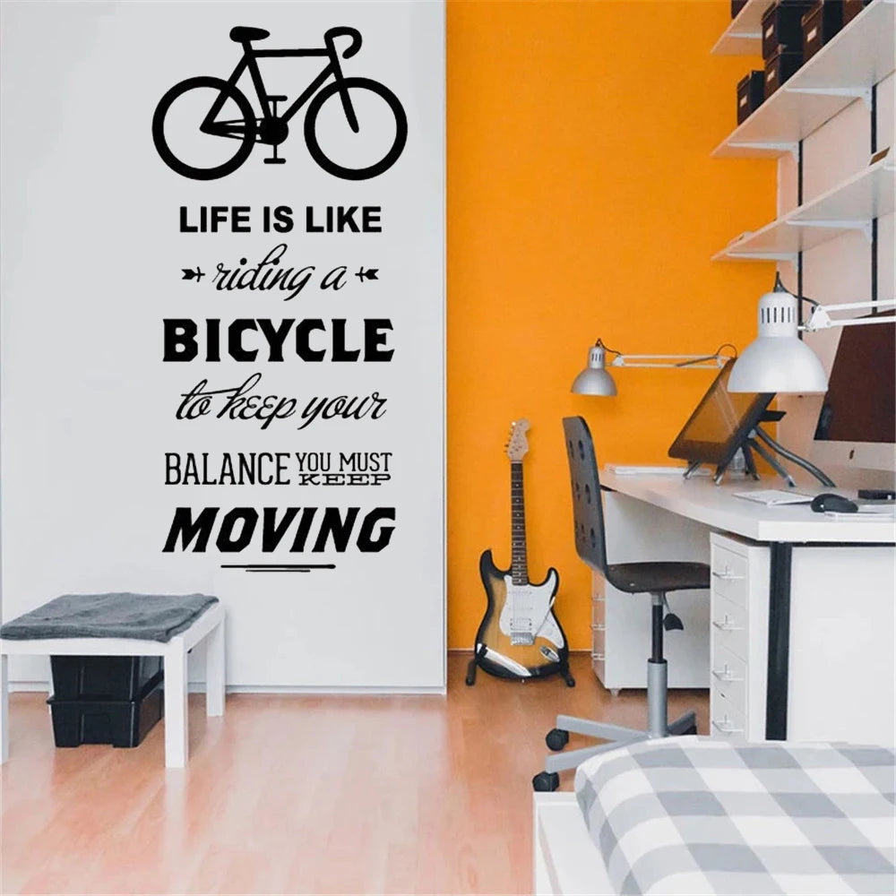 Life Is Like Riding A Bicycle