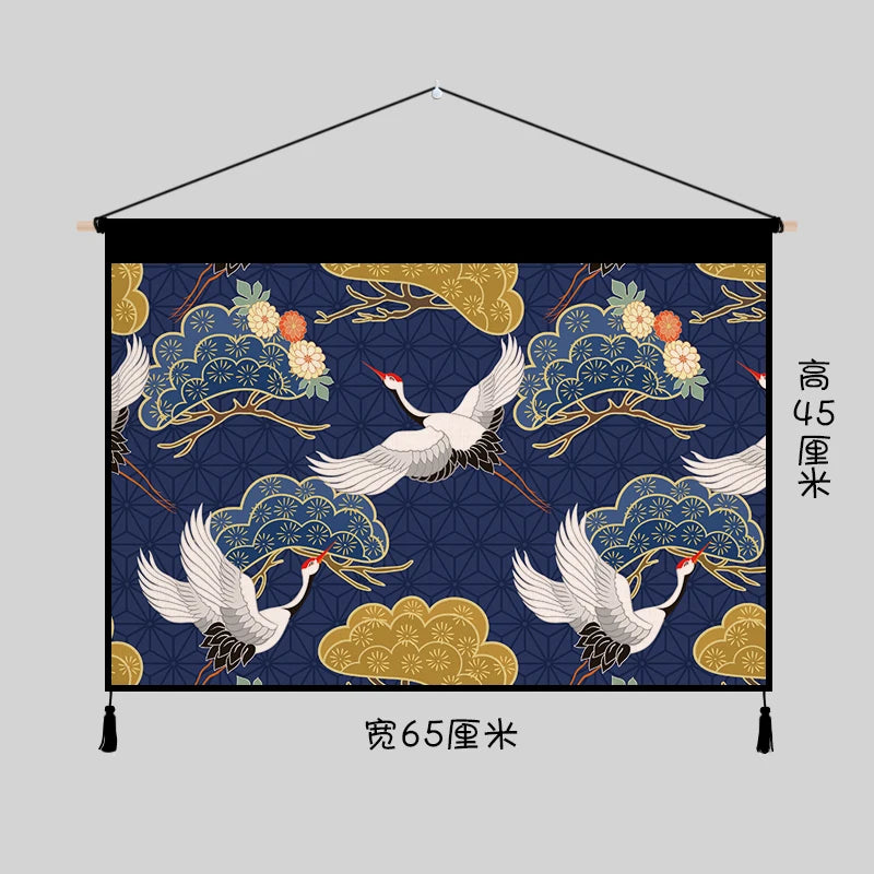 Japanese-Style Wall Hanging Tapestry