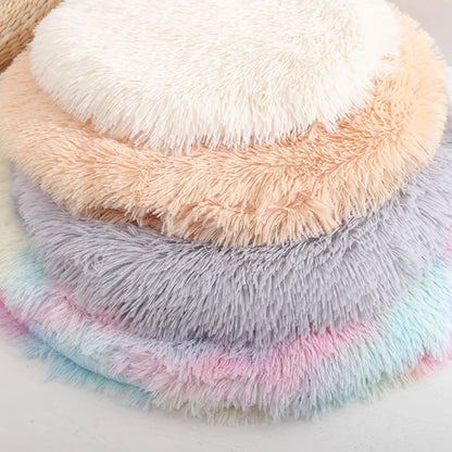 Soft Plush Round Pet Bed Mat