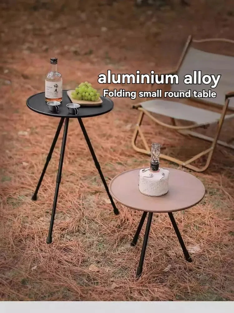 Ultra-Lightweight Outdoor Round Table – Perfect for Camping, Picnics, and Gardens!