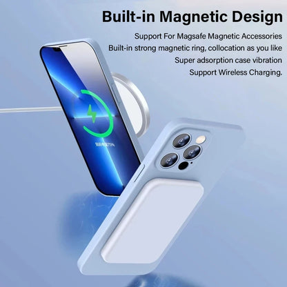 Silicone Phone Case with Magsafe For iPhone models 1/2