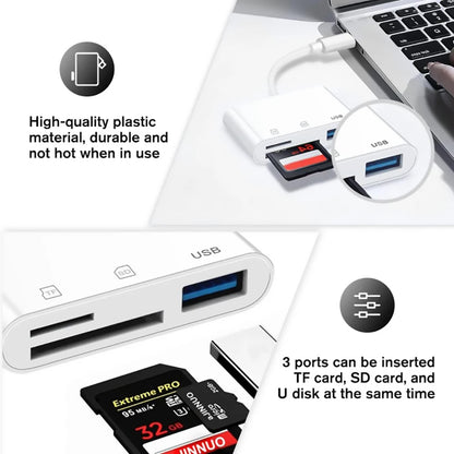 3 In 1 SD/TF USB to Lighting Adapter