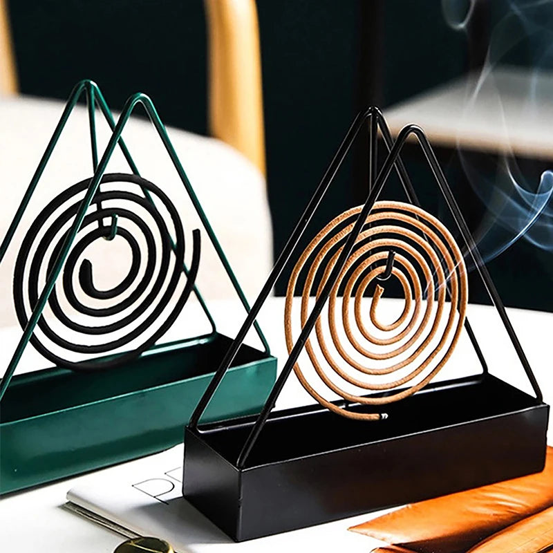 Triangular Incense and Citronella Coil Holder