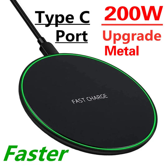 200W Fast Charging Wireless Charger Pad