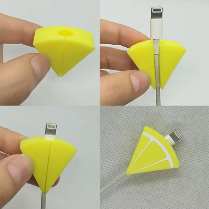 Cute Fruits Charger Protector