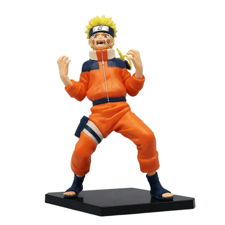 BANDAI Naruto Shippuden Uzumaki Naruto Uchiha Sasuke  Anime Action Figures