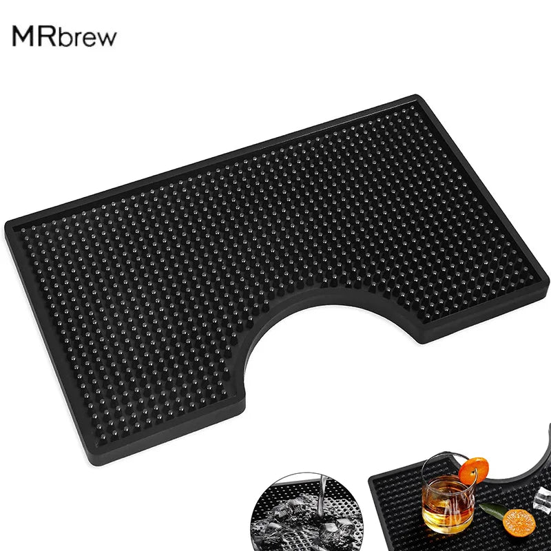 Rubber Bar Mat Drip Tray