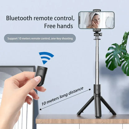 Bluetooth Mini Tirpod Selfie Stick