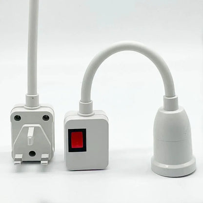 Plug-in Lamp Base with Flexible Neck