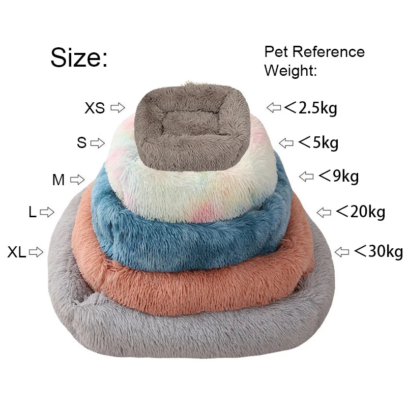 Plush Cozy Pet Bed