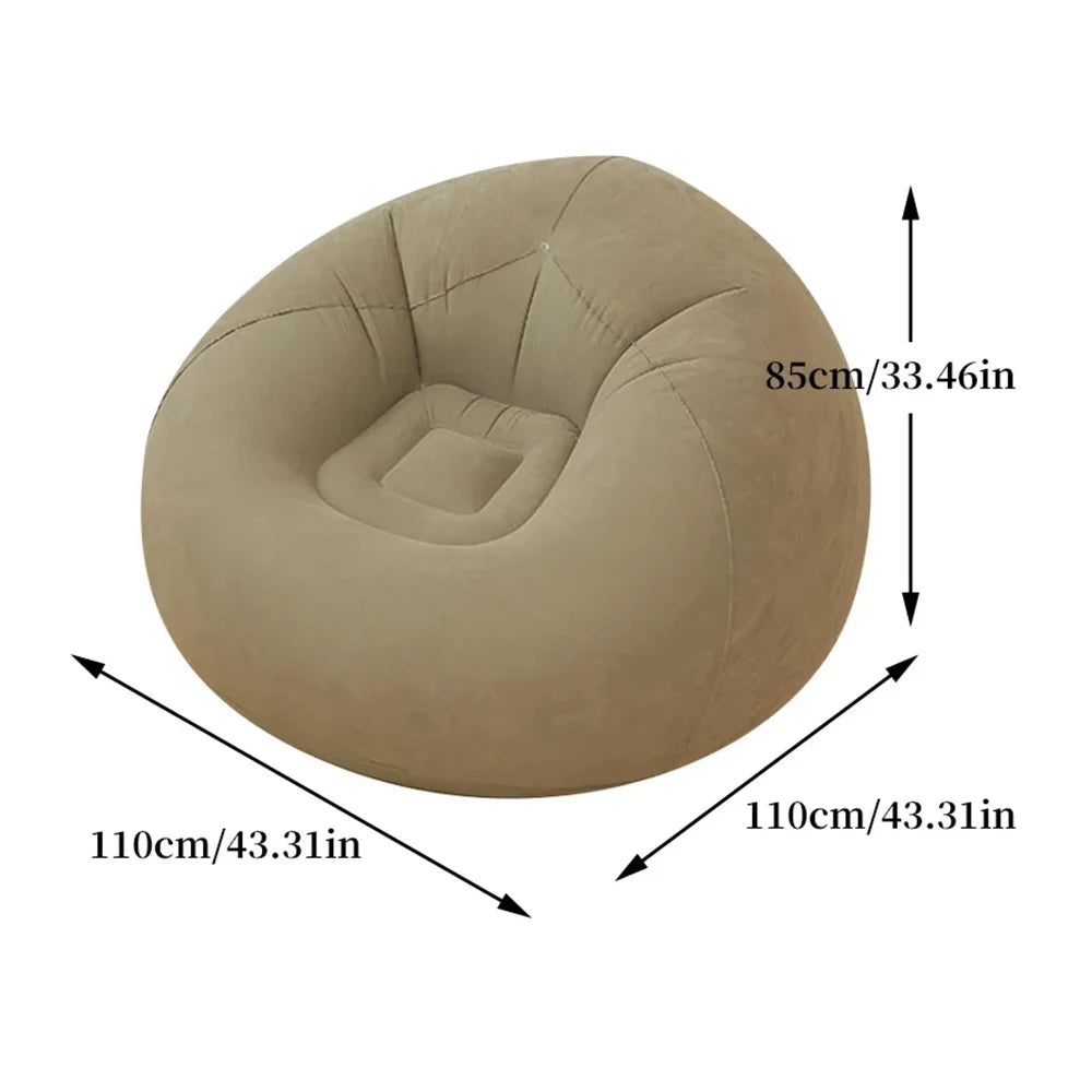 Large Lazy Inflatable Sofa Chairs PVC Lounger Seat Bean Bag Sofas Pouf Puff Couch Tatami Living Room Supply Outdoor Camping