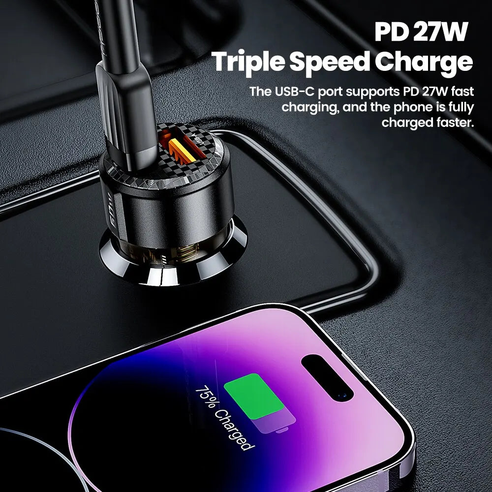 PD 27W - 30W /60W Fast Charging Car Charger