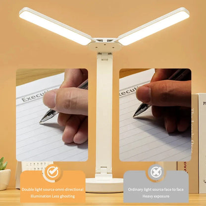 LED Desk Lamp with 3 Levels Dimmable Touch Control