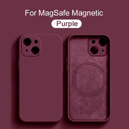 Silicone Phone Case with Magsafe For iPhone models 2/2