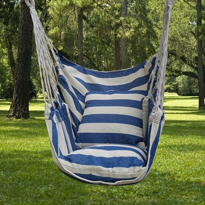 Outdoor Hammock Chair – Canvas Leisure Swing for Garden Relaxation!