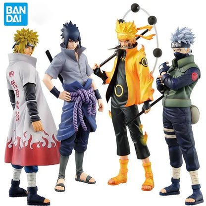 BANDAI Naruto Shippuden  Anime  Uchiha Sasuke Hatake Kakashi Namikaze Minato Action Figure