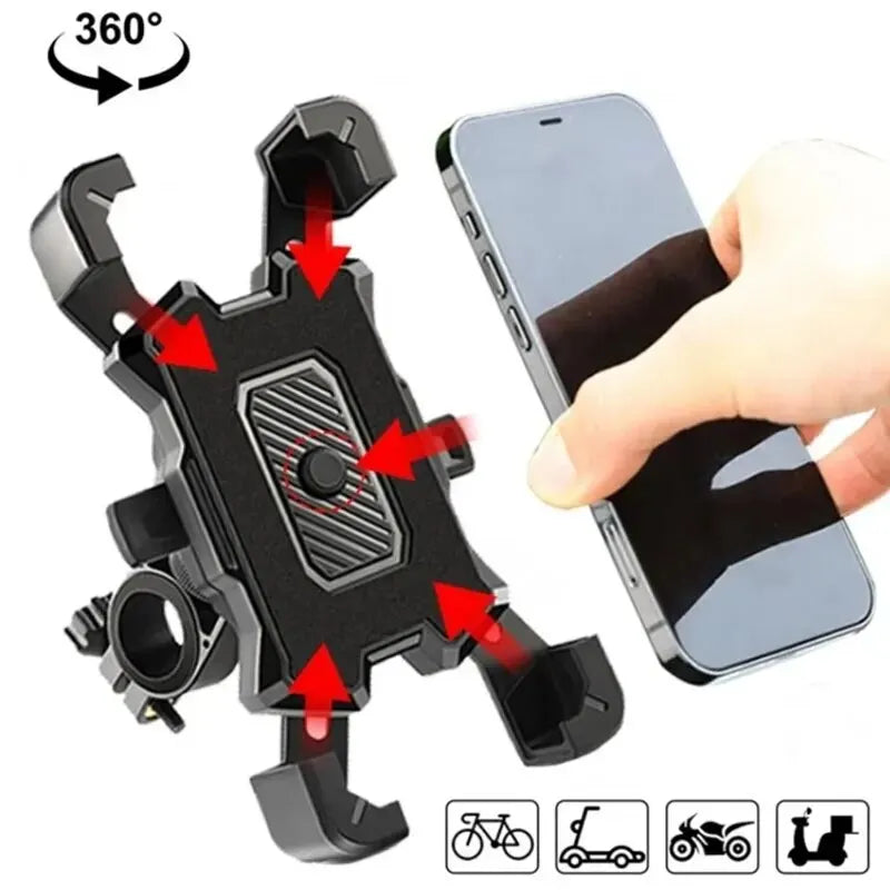 360° Rotating Phone Holder for Bike and Bicycle