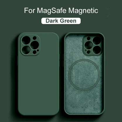 Silicone Phone Case with Magsafe For iPhone models 1/2