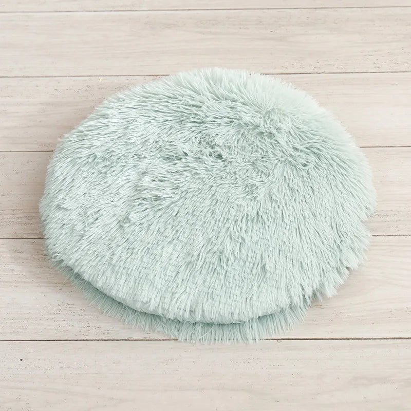 Soft Plush Round Pet Bed Mat