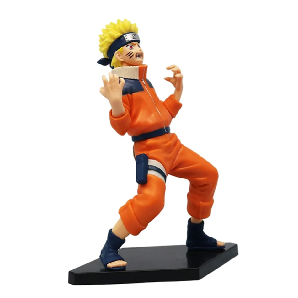 BANDAI Naruto Shippuden Uzumaki Naruto Uchiha Sasuke  Anime Action Figures