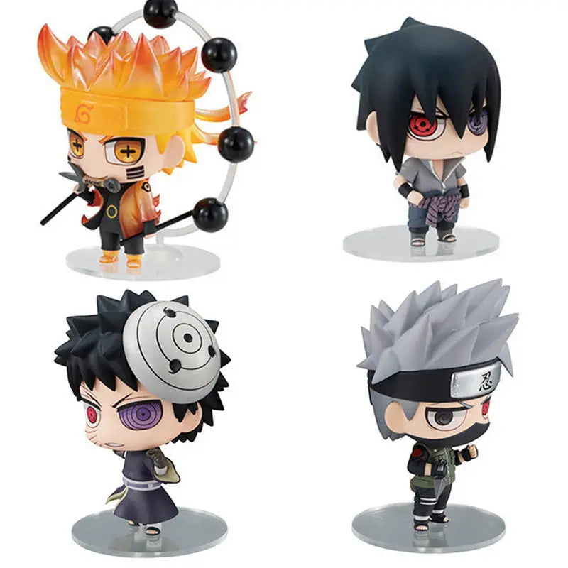 BANDAI Naruto  Saga Naruto Sasuke Kakashi Itachi Action Figure