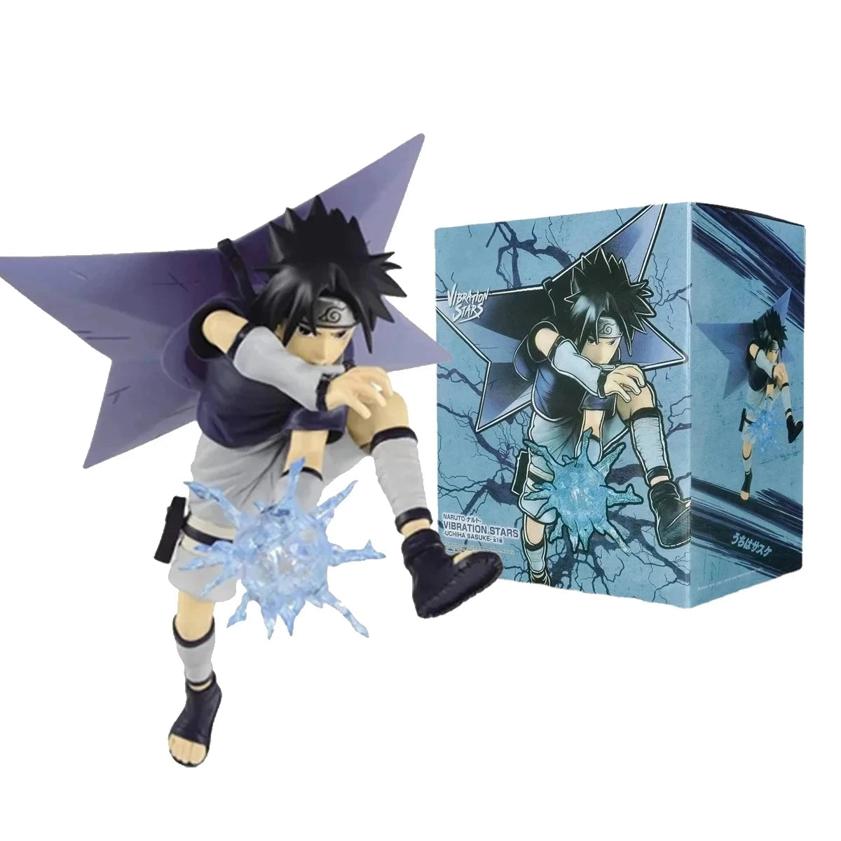 BANDAI Naruto Shippuden Anime Figure Uchiha Sasuke Action Figure