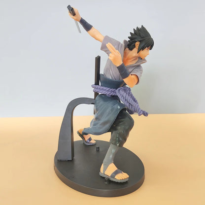 BANDAI Anime Naruto Shippuden Figure Uchiha Sasuke  Action Figures Collection Model