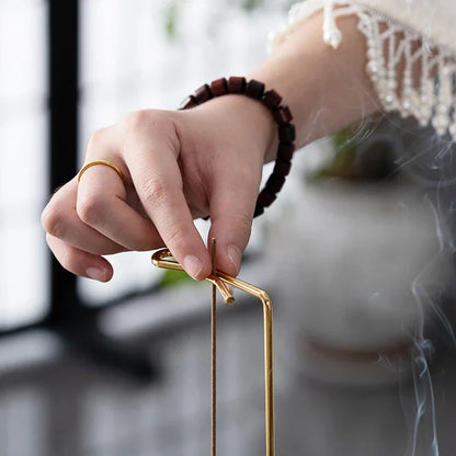 Upside Down Wooden Incense Stick Holder