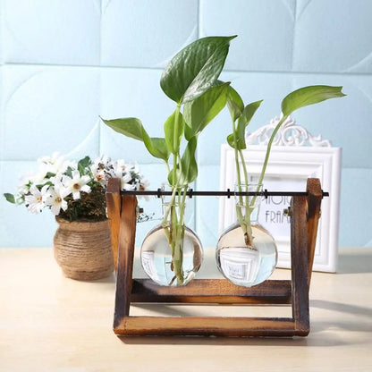 Decorative Hydroponic Flower Pot with Stand