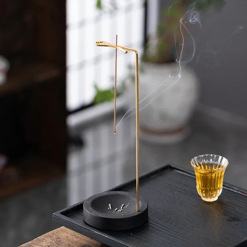 Upside Down Wooden Incense Stick Holder